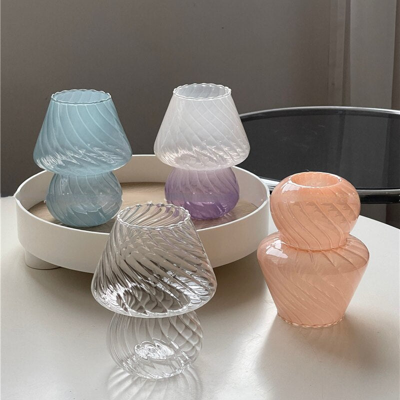 Nordisk Stripete Glassvase | Skanto