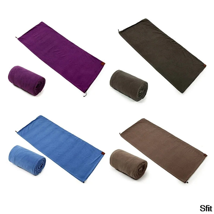 Skanto | ThermoLite | Ultralight Fleece Sovepose | Bærbar & Varm | For Camping, Reising & Utendørs