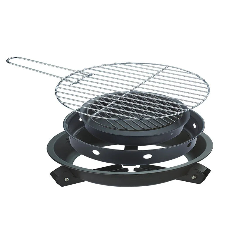 Bærbar Non-Stick Elite Adventure Campinggrill | Skanto
