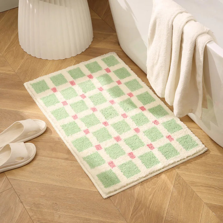 Lang Tufting Gitter Bade Matte | Skanto