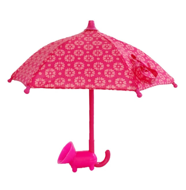 Telefon Parasol Solskjerm - Søt Mini Parasol for Telefon med Universell Justerbar Sugekopp Stativ | Skanto