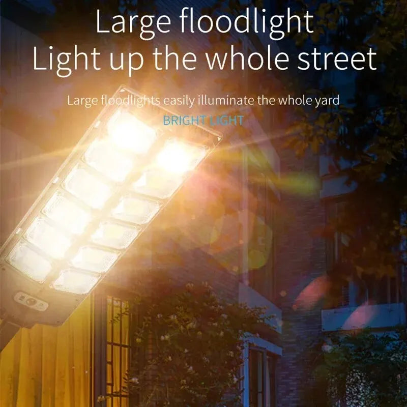 Solar LED Bevegelsessensor Vegglampe Fjernkontroll Hagebelysning | Skanto
