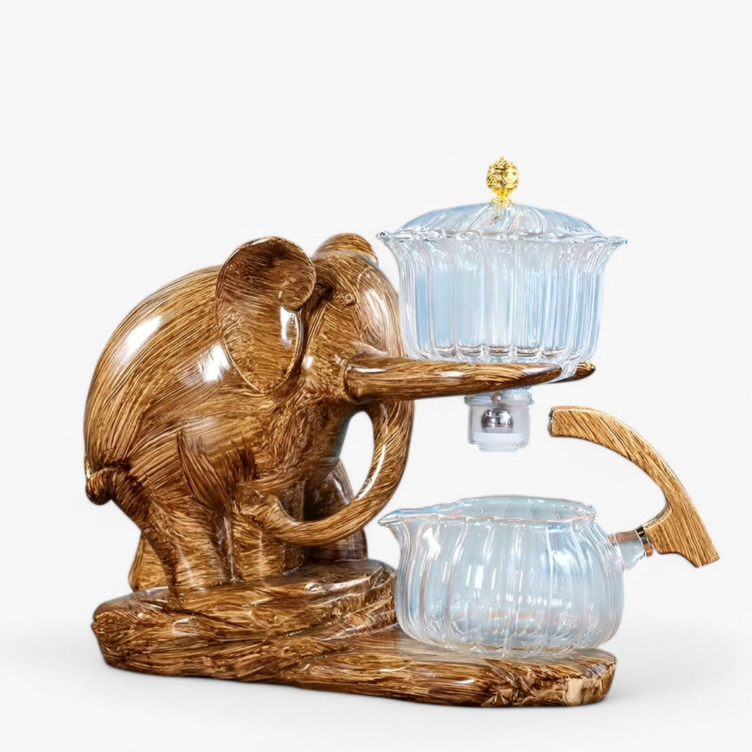 Skanto | Elephant Glass Te Sett med Varmebestandig Kanne