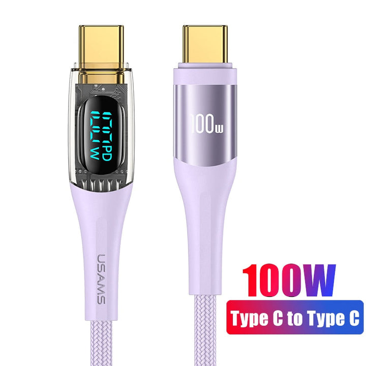 Skanto | Turbo Connect Led Display Rask Telefon Lading Kabel