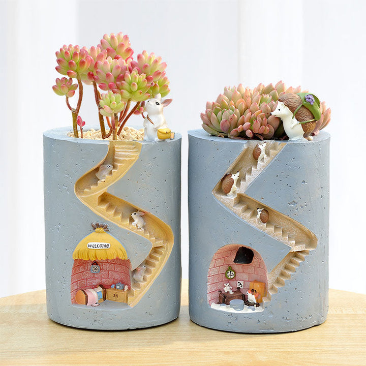 Skanto | Fantastisk Fusjon: Unike Kunstneriske Harpikspotteplantere