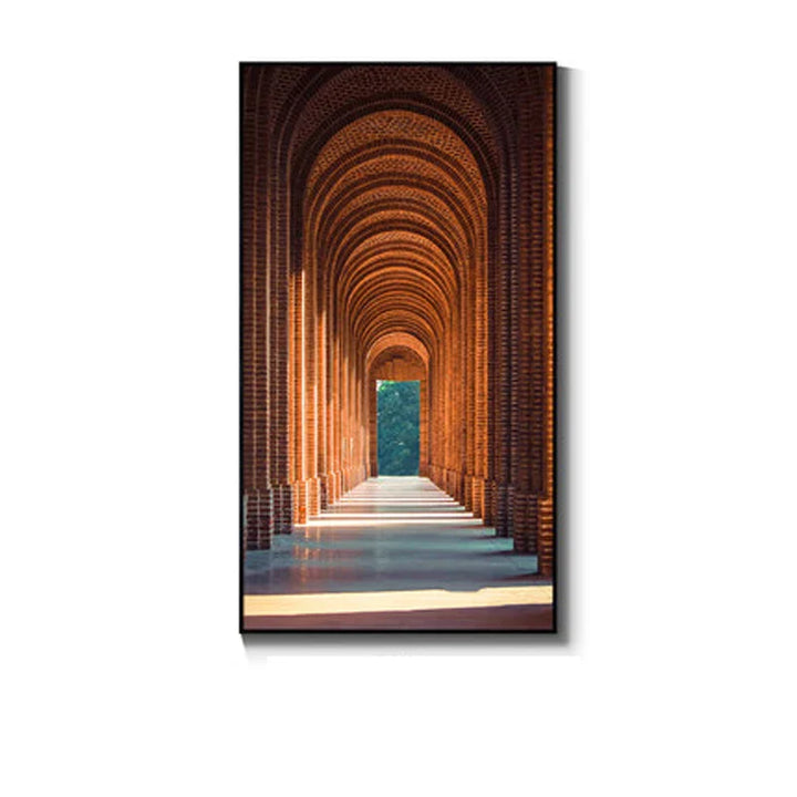 Moderne Abstrakt Minimalistiske Buemotiver Arkitektur Veggkunst Fine Art Lærred Utskrifter Bilder For Inngangshall Foyer Stue Hjemmekontor Dekor | Skanto
