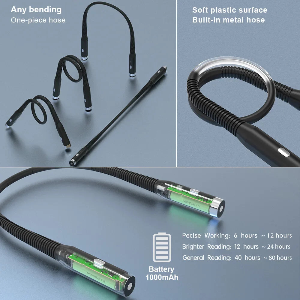 Skanto | LED Oppladbar Håndfri Leselampe