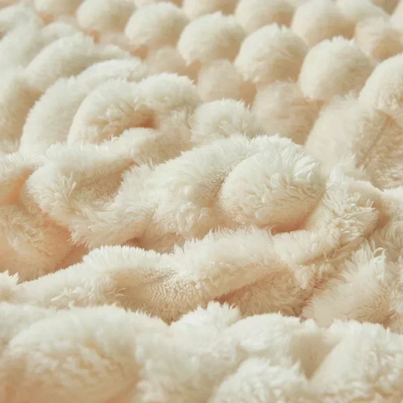 Skanto | Velutura Plysjteppe laget av Turtle Velour | Fluffy & Varm | For Seng, Sofa & Reiser | Anti-Pilling | Ulike Størrelser & Farger