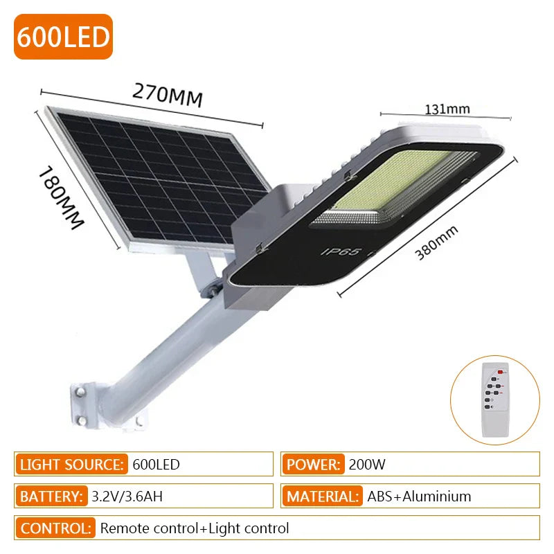 Heavy-Duty Utendørs Solarsikkerhets Vanntett Lys | Skanto