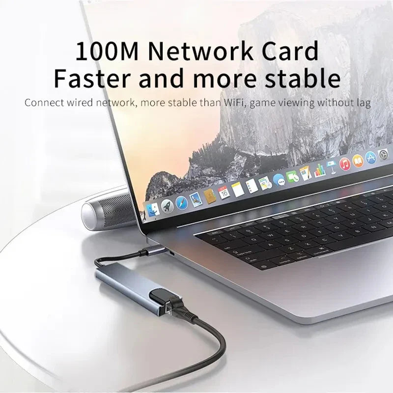 Skanto | Type C - USB Dockingstasjon Hub