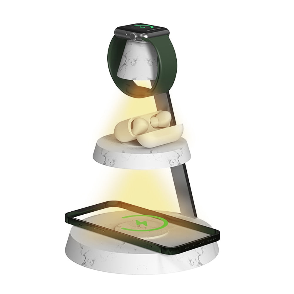 Skanto | Desktop Powerhouse Multi-Device Wireless Charger Stand