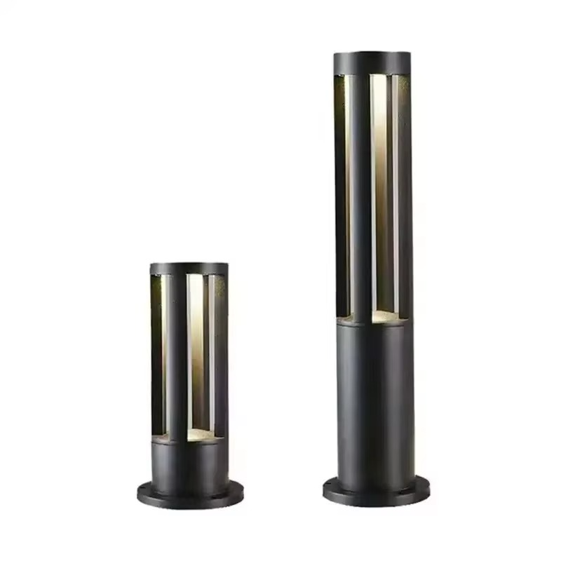Skanto | Utendørs LED-pollerlys - Elegant svart hagebane- og plenbelysning