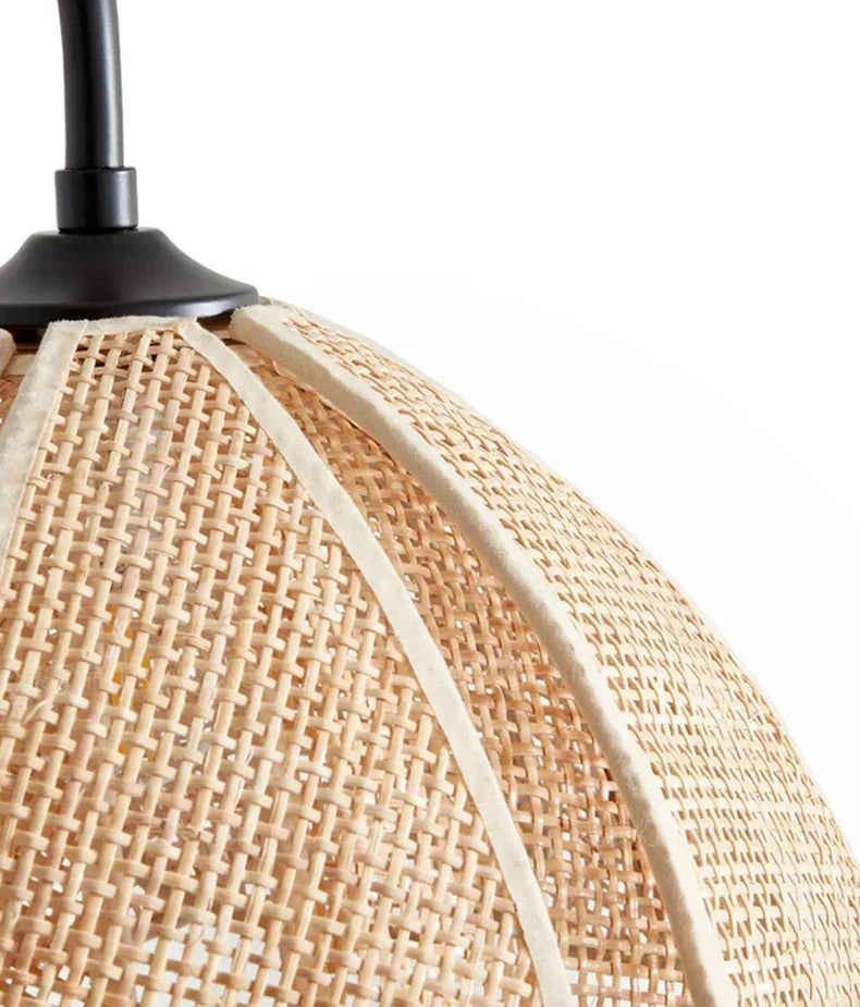 Skanto | LumaFlora - Elegant rotbanglampe - Varm blomsterlig atmosfære