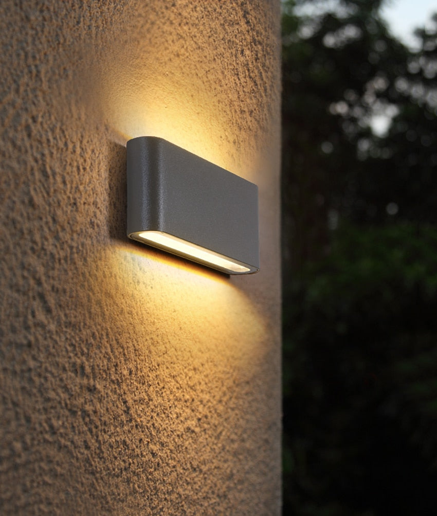 Skanto | GuardGlow – Vanntett Vegglampe med Værbestandig Design