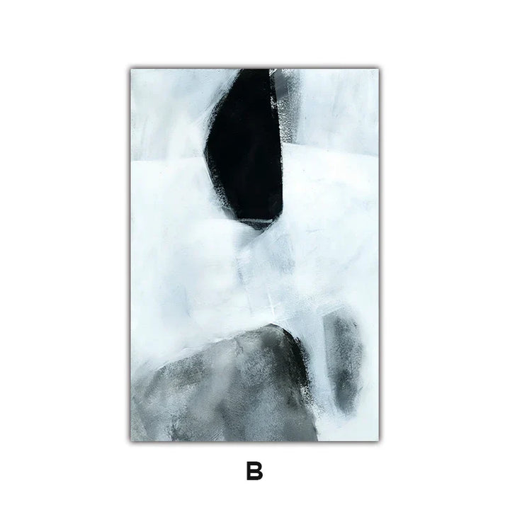 Mørke Stener Abstrakt Veggkunst Fine Art Lerret Utskrifter Nordiske Bilder For Moderne Leilighet Stue Hjemmekontor Dekor | Skanto