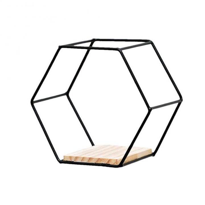 HexaShelf - Stilfull Hexagonal Veggdekorasjon for Dine Gjenstander Skanto