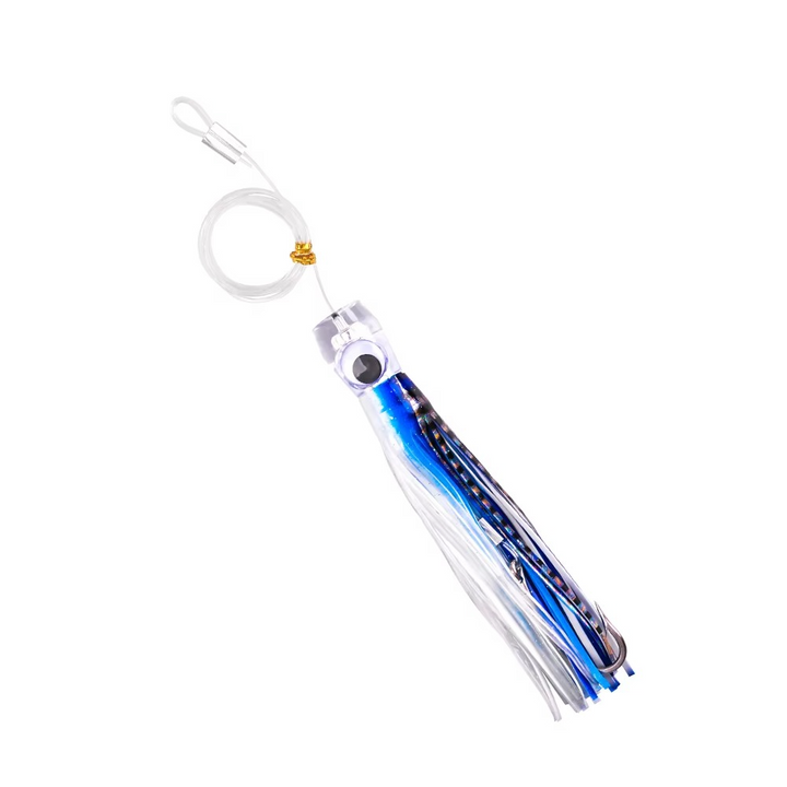 Skanto | 5pcs Rigged Trolling Skirt Tuna Lures for Mahi, Marlin, Shark and Wahoo – Big Game Saltwater Lures