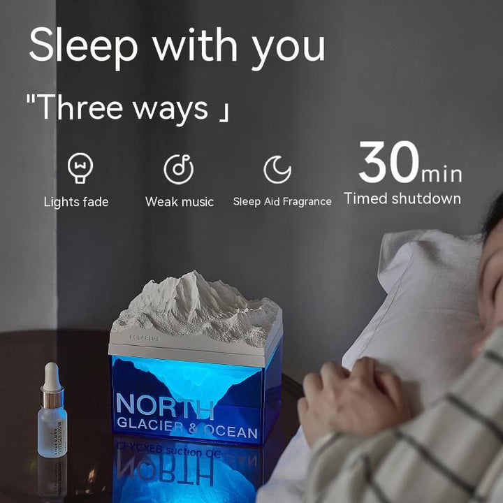 Skanto | Iceberg Aromaterapi Bluetooth Høyttaler Nattlampe