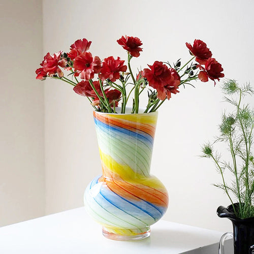 Regnbue Chubby Vase | Skanto