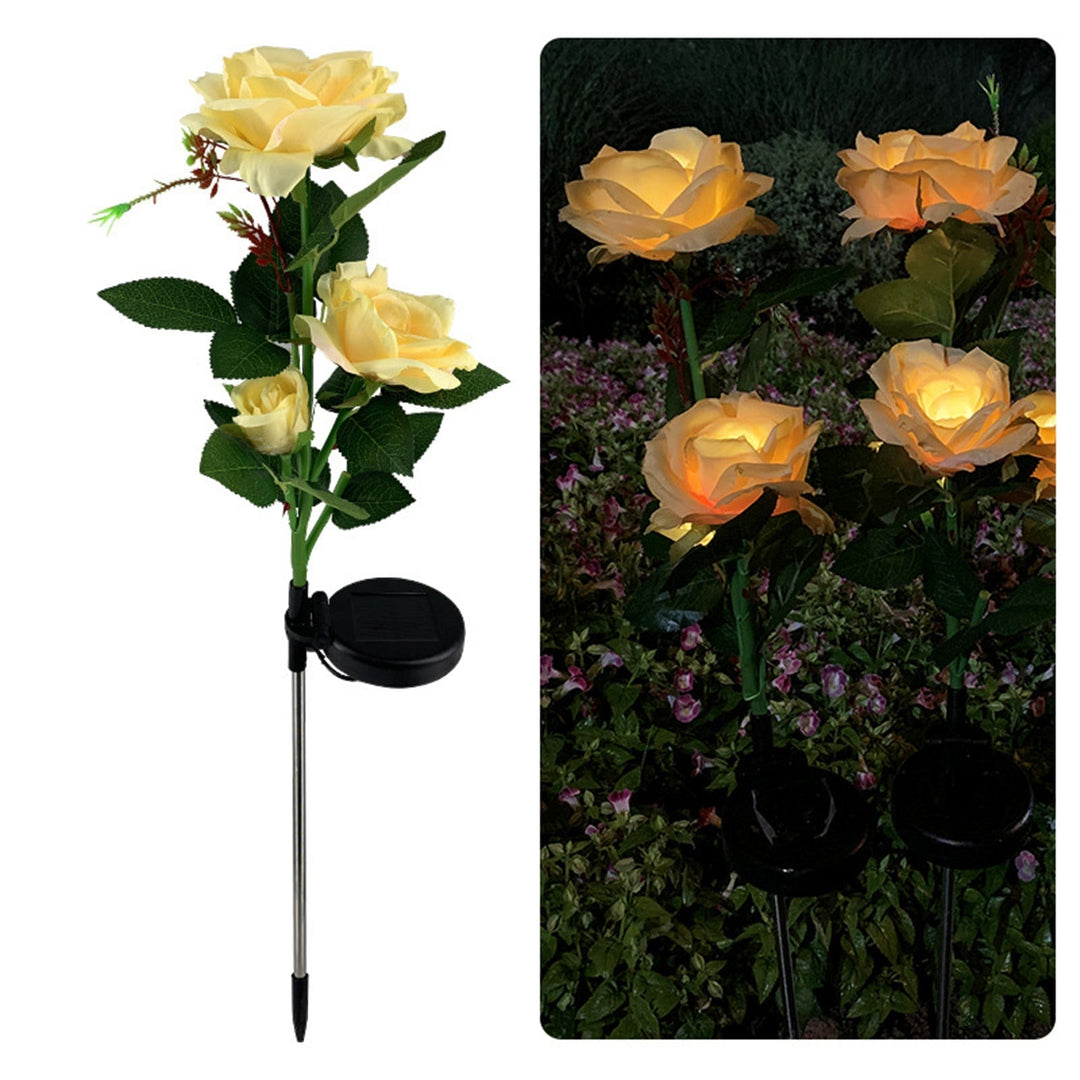 Skanto | LED Solcelle Rose Dekorativ Lys