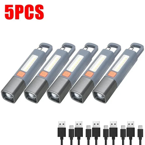 Ultra-Bright Long Shot USB Oppladbar Lommelykt | Skanto