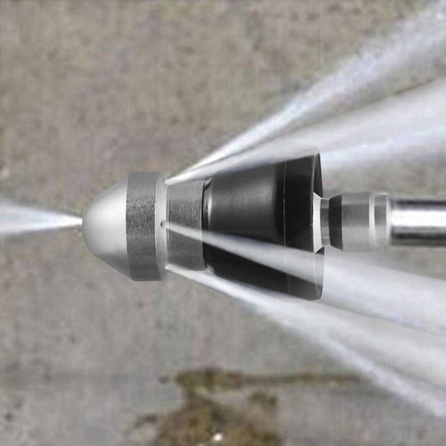Skanto | Høytrykk Avløp Jetting Dyse – Rustfritt Stål Kloakk Rengjørings Spray for Rask Rør Fjerning