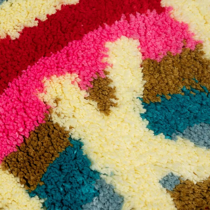 Skanto | Fargerik "Get Naked" Non-Slip Mikrofiber Badematte – Absorberende & Moro for Barn og Voksne