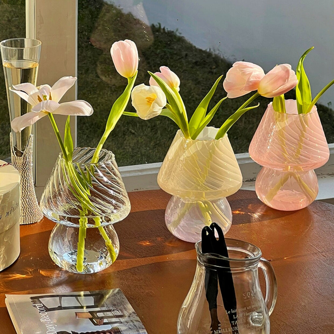 Nordisk Stripete Glassvase | Skanto
