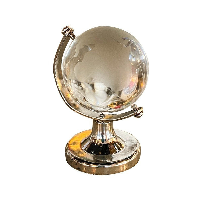 Kristall Transparent Miniatyr Glass Jordklode | Skanto