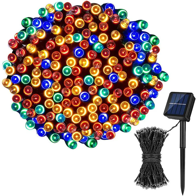 Skanto | Vannavvisende solgarland med LED-lamper for hagen
