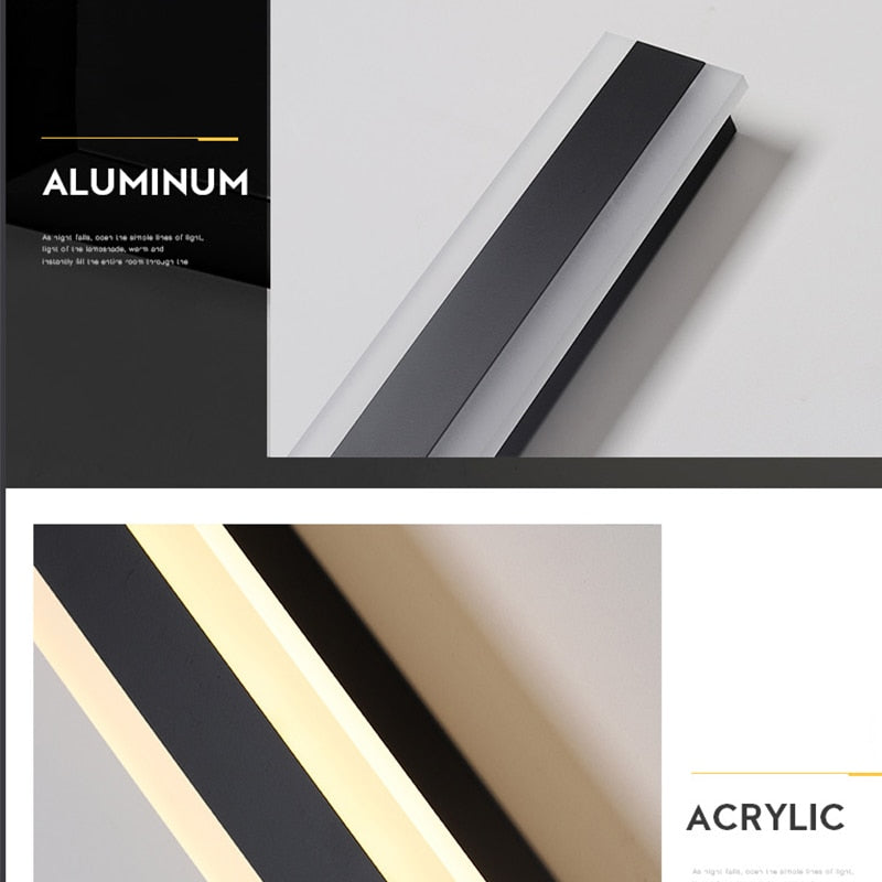 Skanto | Lang Strip LED Elegant Vegglampe