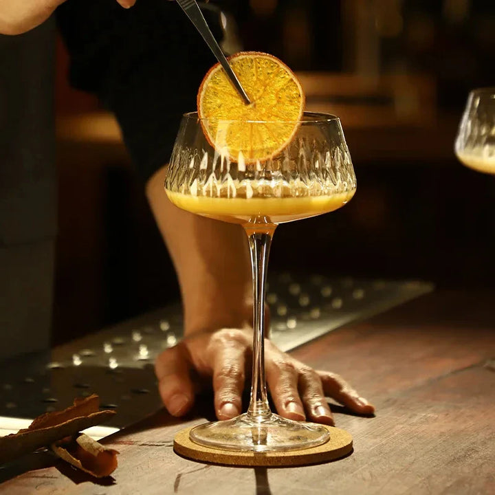 Elegant 2-delt Cocktail Coupe Sett Skanto