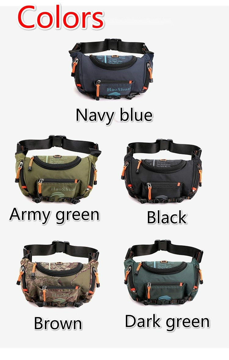 Skanto | Vanntett Oxford-stil Stash-veske Belt Bag