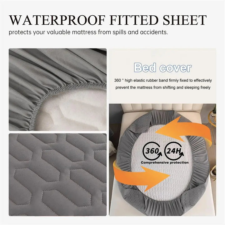 Skanto | Vanntett Ultra-Myk Fitted Latexmadrassbeskytter