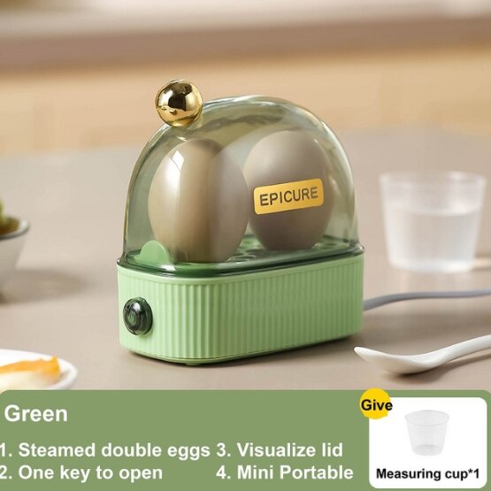 Mini elektrisk eggdampmaskin