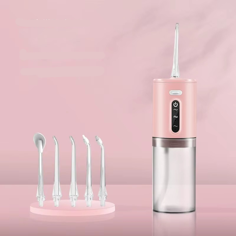 Skanto | Bærbar vannflosser USB oppladbar oral irrigator 9,5 oz elektrisk tannrensker med 3 moduser vanntett