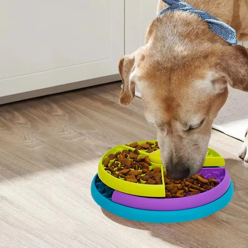 Skanto | Interaktivt Sakte Matpuzzle Leketøy for Hunde & Katter