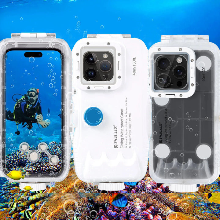 Frendorf | Vanntett Dykkefutteral for iPhone med 40m Dypbeskyttelse & Berøringskontroll – AquaShield
