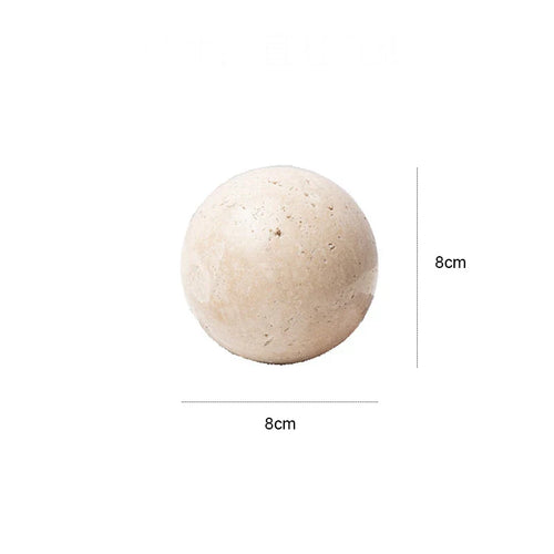 Skanto | Naturlig Stein Marmor Dekorativ Ball