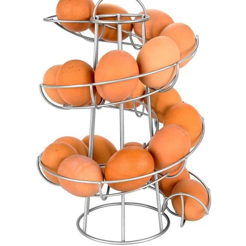 Skanto | Spiral Rullende Egg Dispenser Rack