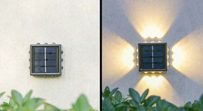 Skanto | SolarVibe – Bærekraftig Solvegglys for Moderne Utendørs