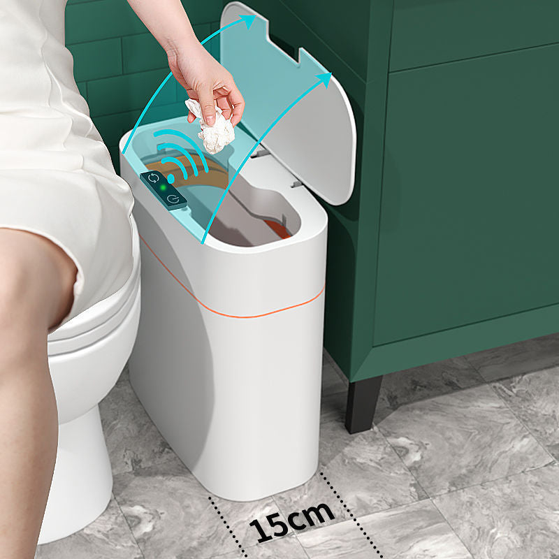 Skanto | Cleanova Sensor Søppelbøtte | Automatisk & Still | Hygienisk & Vanntett | 13L | Infrarød Teknologi