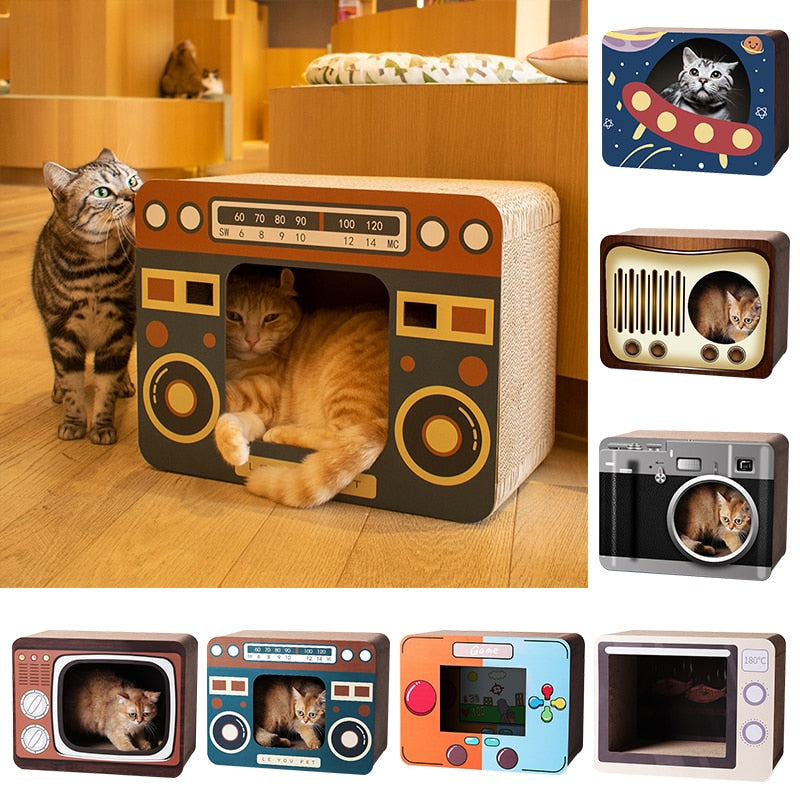 Skanto | DIY Vintage Katt Klorebrett Seng
