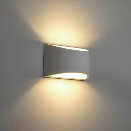 Skanto | Slank Gips LED Vegglampe for Moderne Hjembelysning