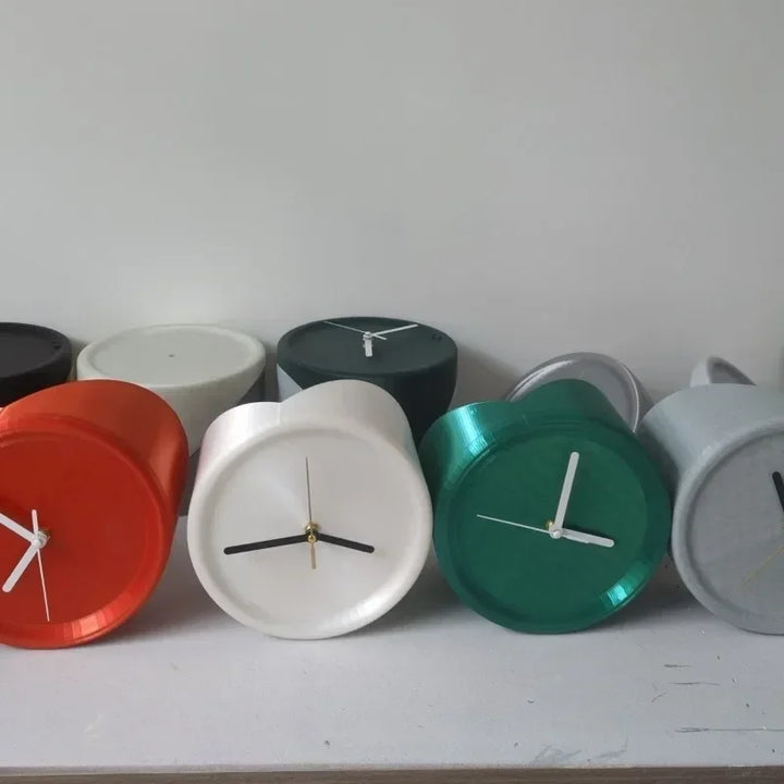 SilentCorner Klokke - Stilig Stille Veggklokke uten Boring Skanto