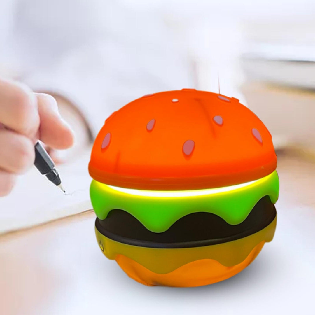 Foldbar Trådløs Unik Hamburger Bordlampe | Skanto