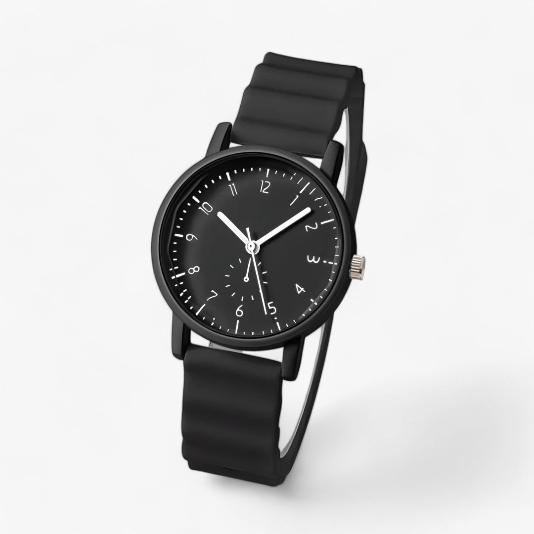 Skanto | Mina Jelly Watch – Fargerik Kvarts Klokke med Elegant Silikon Bølgesnor