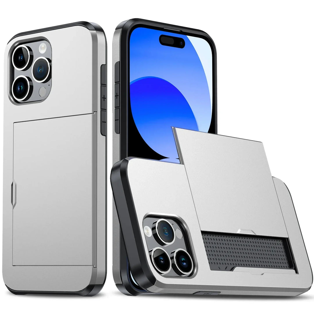 Skanto | iPhone deksel med kortlomme | Kjøp 2 og få 1 gratis 📢