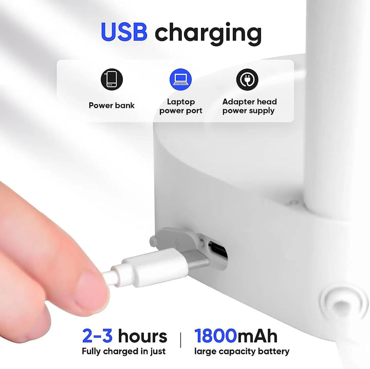 Skanto | Smart Elektrovann-dispenser for skrivebord - USB-lading, 7-trinns automatisk dispenser for 5-gallons og universale flasker