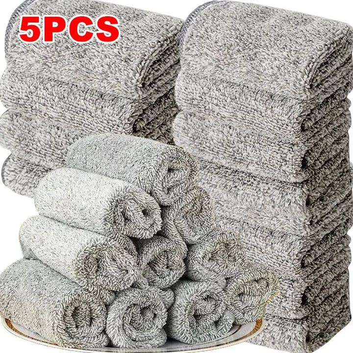 CleanPro 5 Delt sett Mikrofiber Rengjøringskluter Skanto